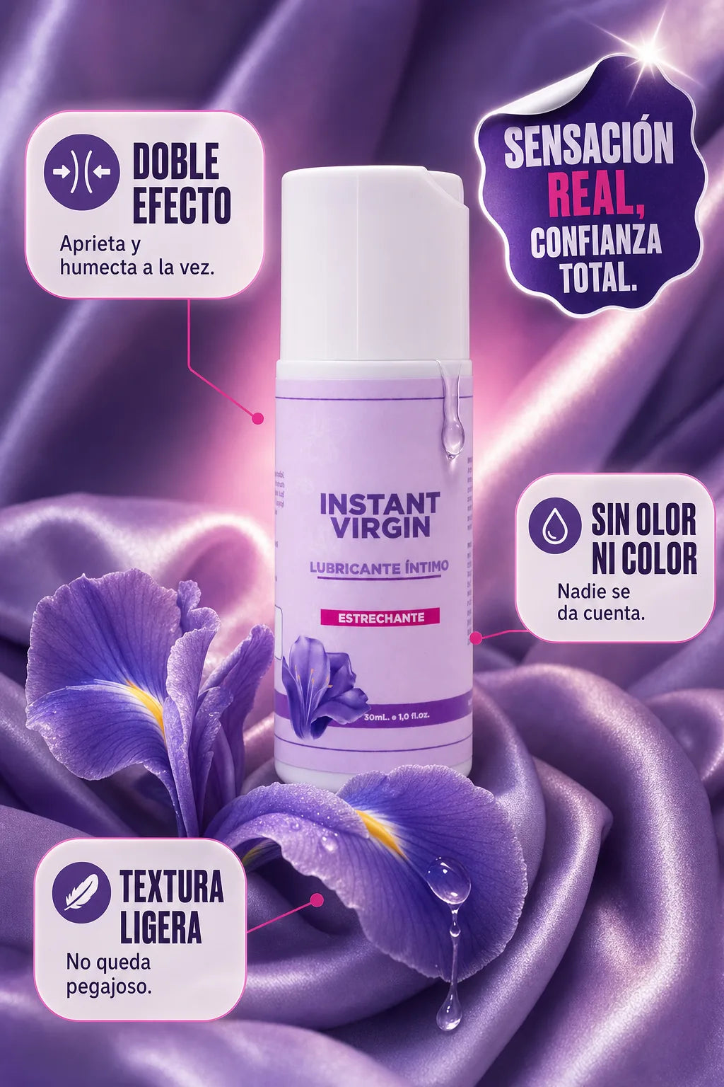 Instant Virgin Lubricante Íntimo — ficha